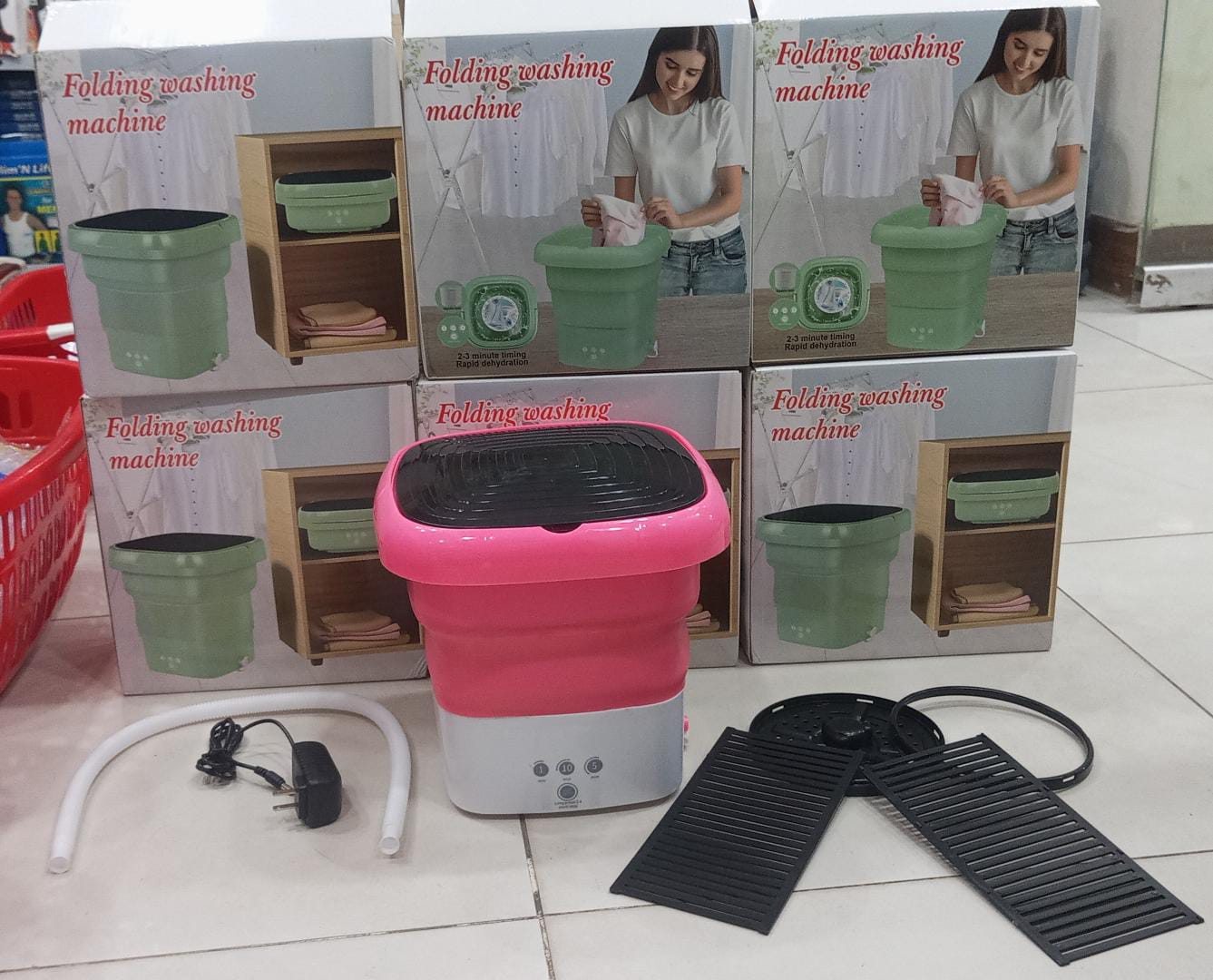 Foldable washing machine