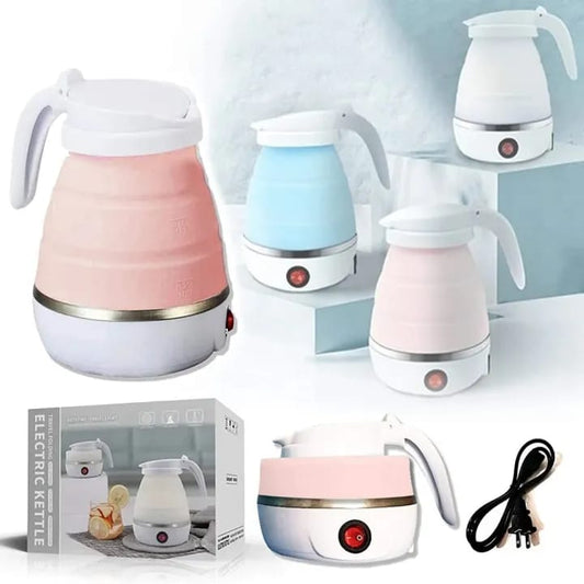 Travel Silicon Foldable Electric Kettle ( 0.7 liter )